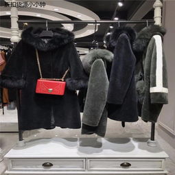 芭而慕迪蘭摩爾17冬中長款羊剪絨大衣 品牌折扣尾貨批發，一手貨源工廠直供